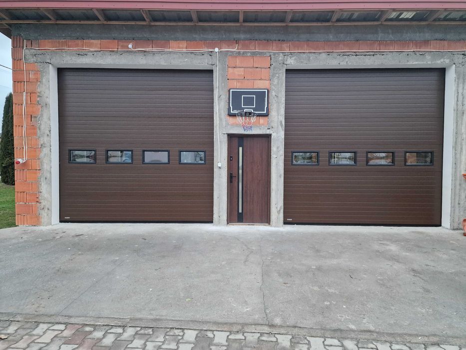 Brama garażowa brąz 3000x2250