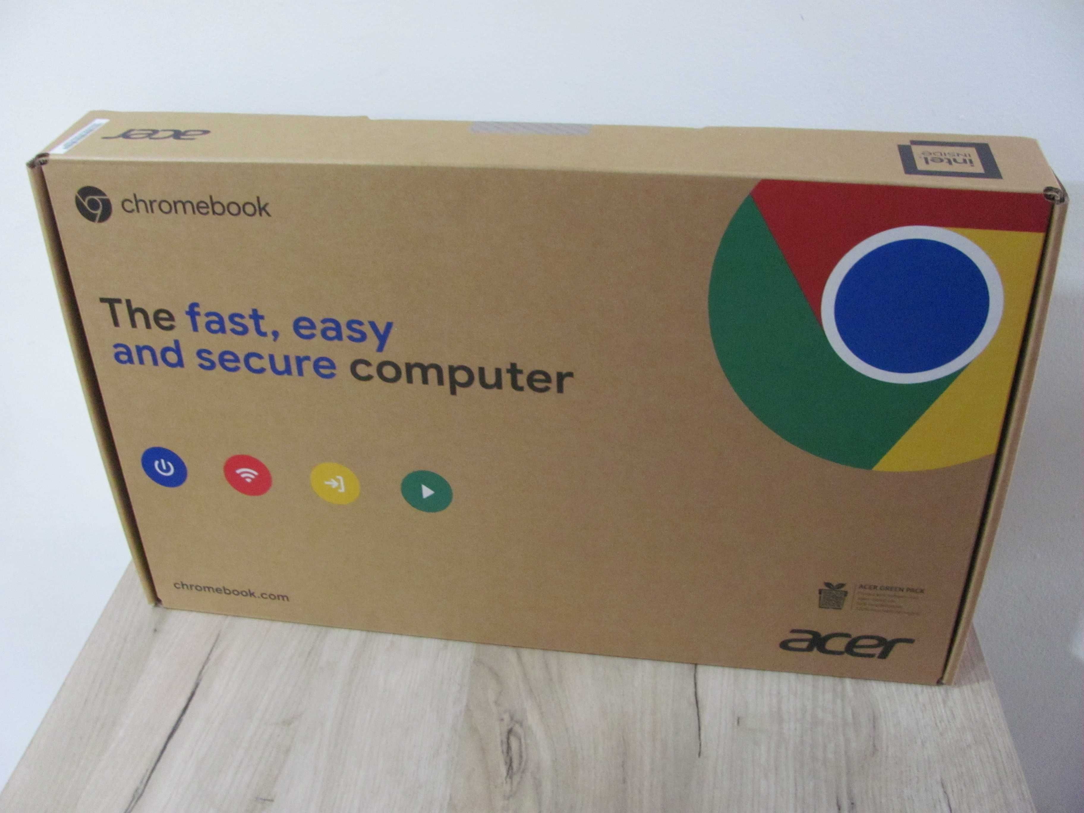 NOWY Laptop ACER Chromebook 315 15.6" IPS I/P N6000 8/128GB UHD
