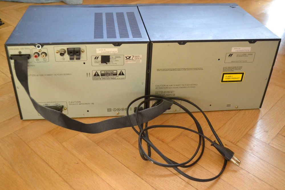 Mini wieża Sansui TA-1000L 2x40W CD 2 kaset magnetofon tuner sprawna