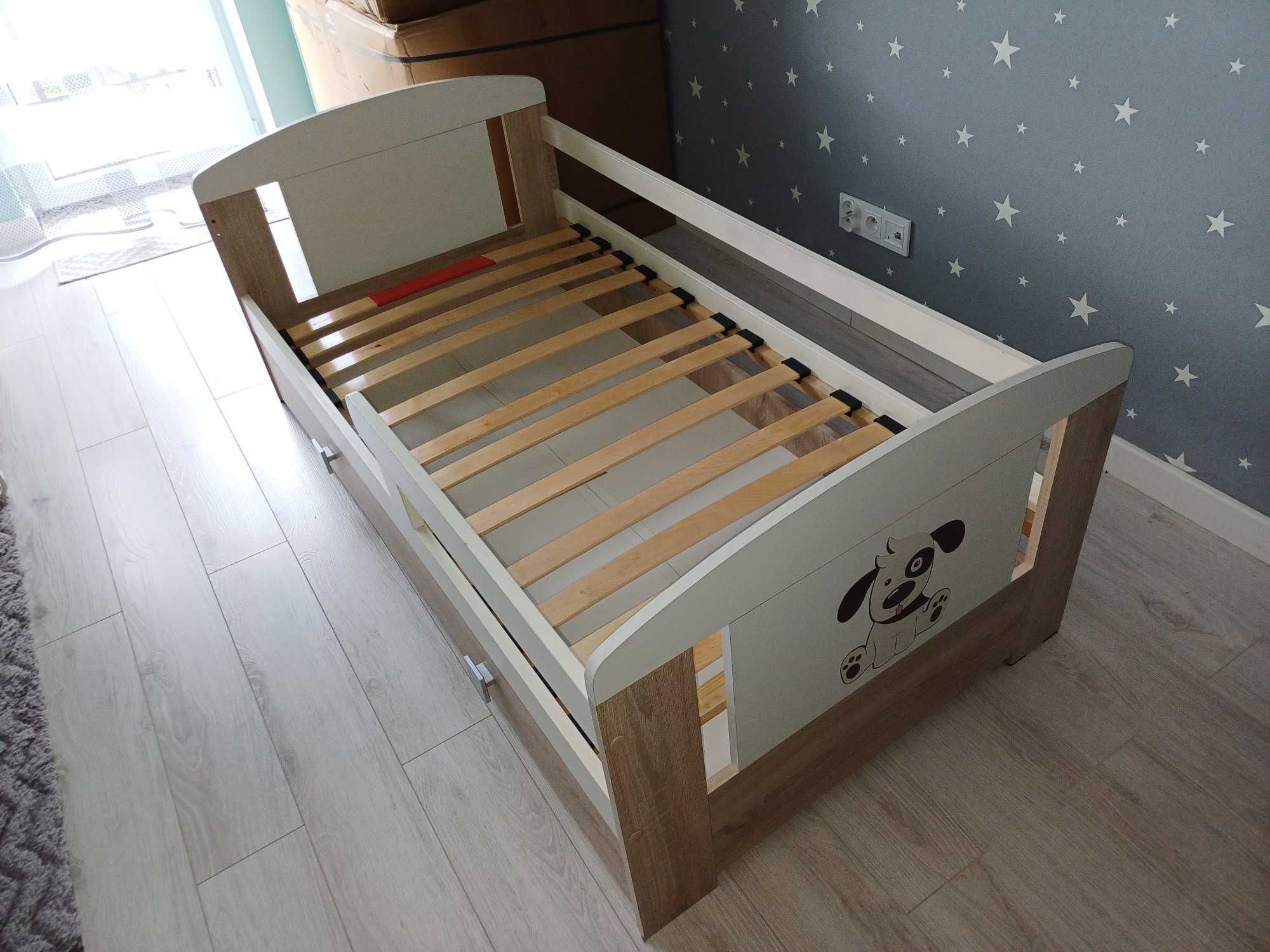 Łóżko dziecięce 160x80 z szufladą, bez materaca