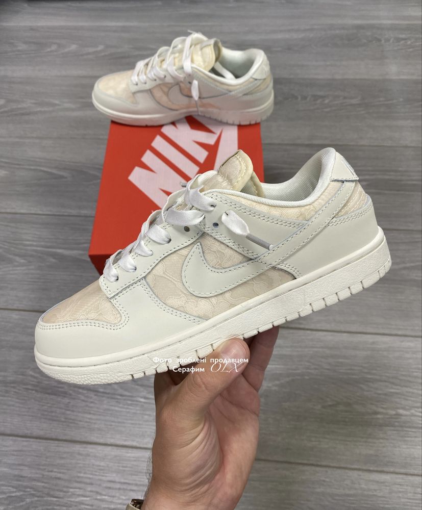 NEW NIKE DUNK LOW ‘Lace Pack- Soft Pearl’ (in box)