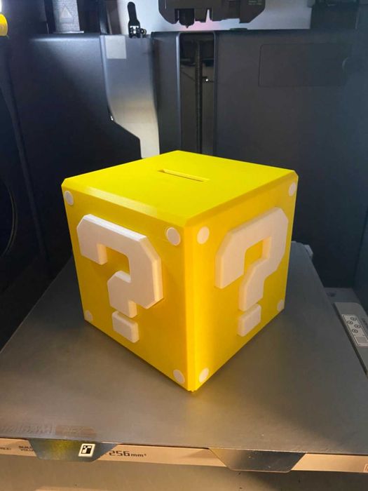 Mealheiro Caixa Super Mario Personalizavél - Impressão 3D