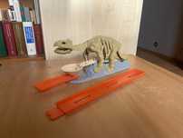 Hot Wheels Trick Tracks Dino Smash Tail - tor dinozaur