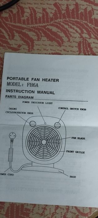 Електрообігрівач потужність 2000 ват.