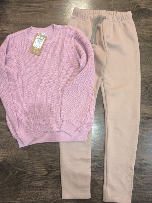 Світер теплі штани на р.134 р.140 на дівчинку Green cotton George