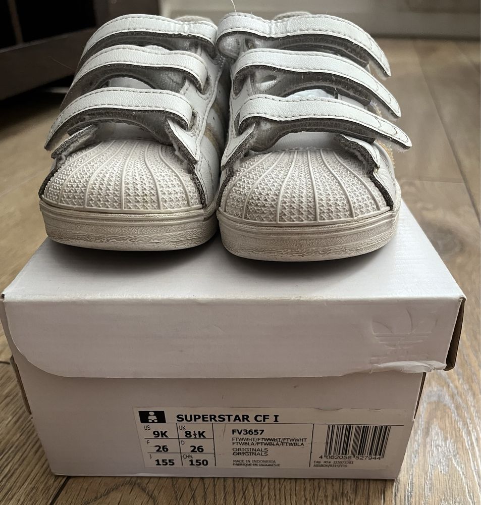 Buty Adidas superstar CF I rozmiar 26 Muszle