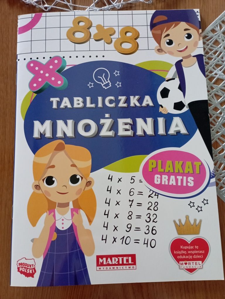 Książeczka tabliczka mnożenia