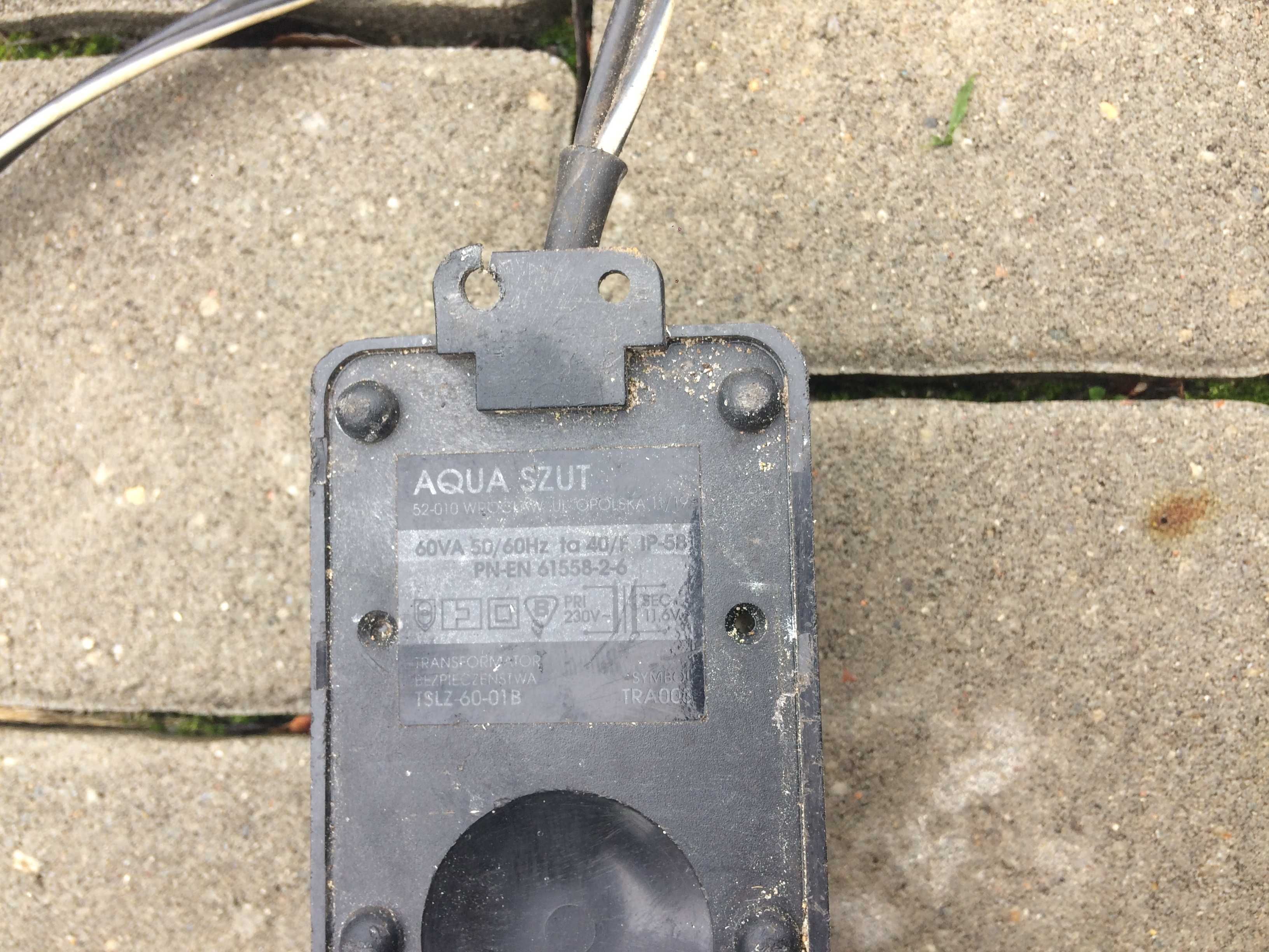 Transformator bezpieczeństwa 11,6V/60W Aqua Szut