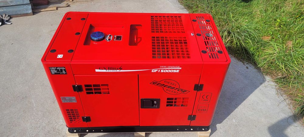 Agregat prądotwórczy diesel 12.5 KVa chłodzony cieczą odpalanie zdalne