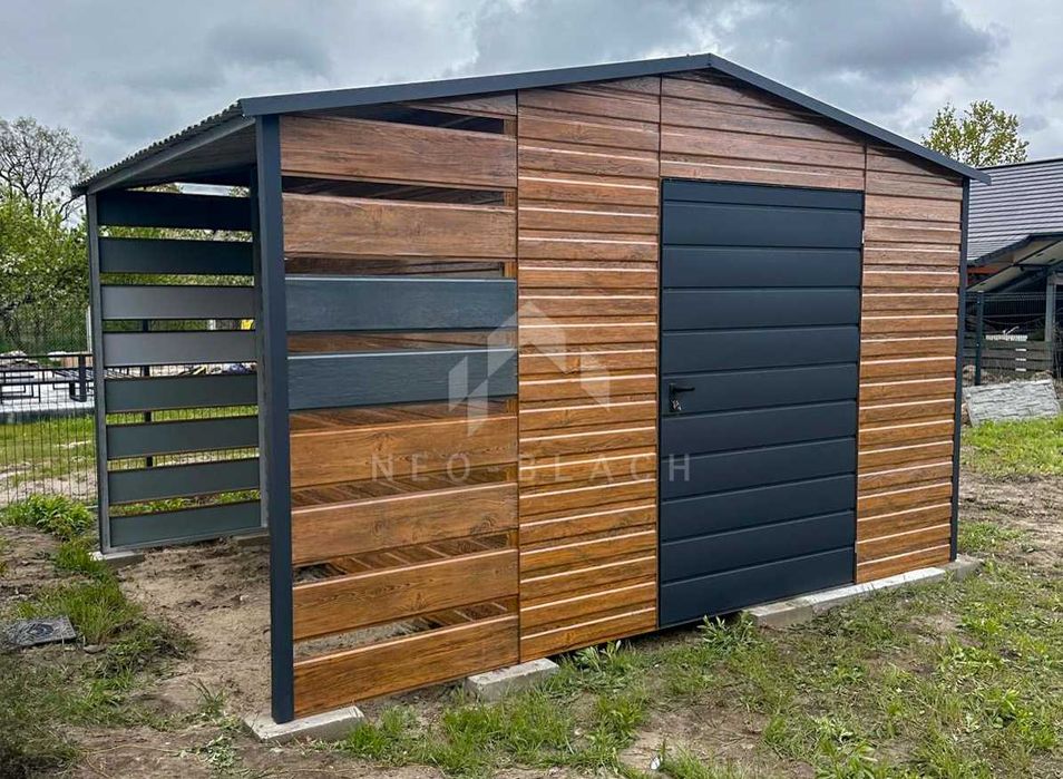 Schowek  Domek Ogrodowy 2,5X2,5M Wiata Garaż Szopa ogrodowa  Nb208