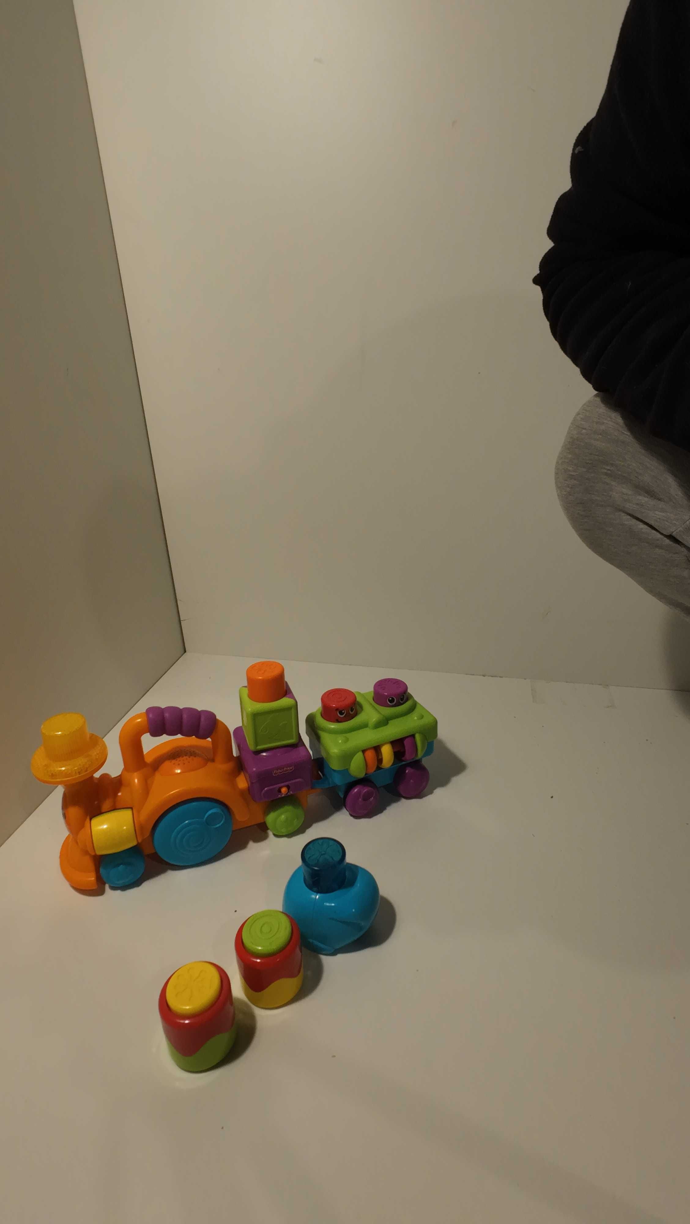 Kolorowy Pociąg wesołych klocków Fisher Price 3256 P7528
