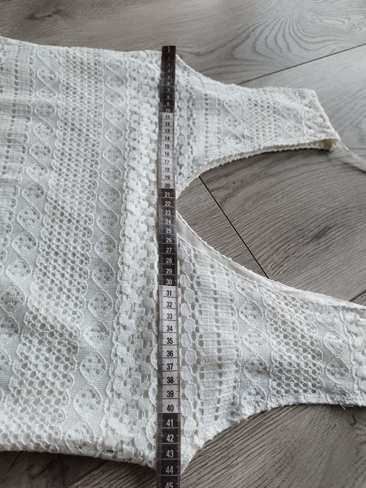 R.L only śmietankowa biała kremowa sukienka koronka wesele komunia chr