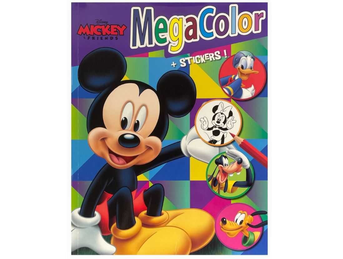 Kolorowanka z naklejkami 128 str. Myszka Mickey i przyjaciele