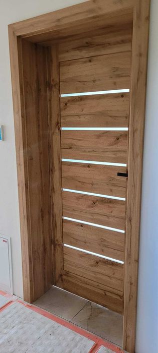DRZWI WEWNĘTRZNE z Ościeżnicą Regulowaną na Wymiar Kompleksowo do Domu
