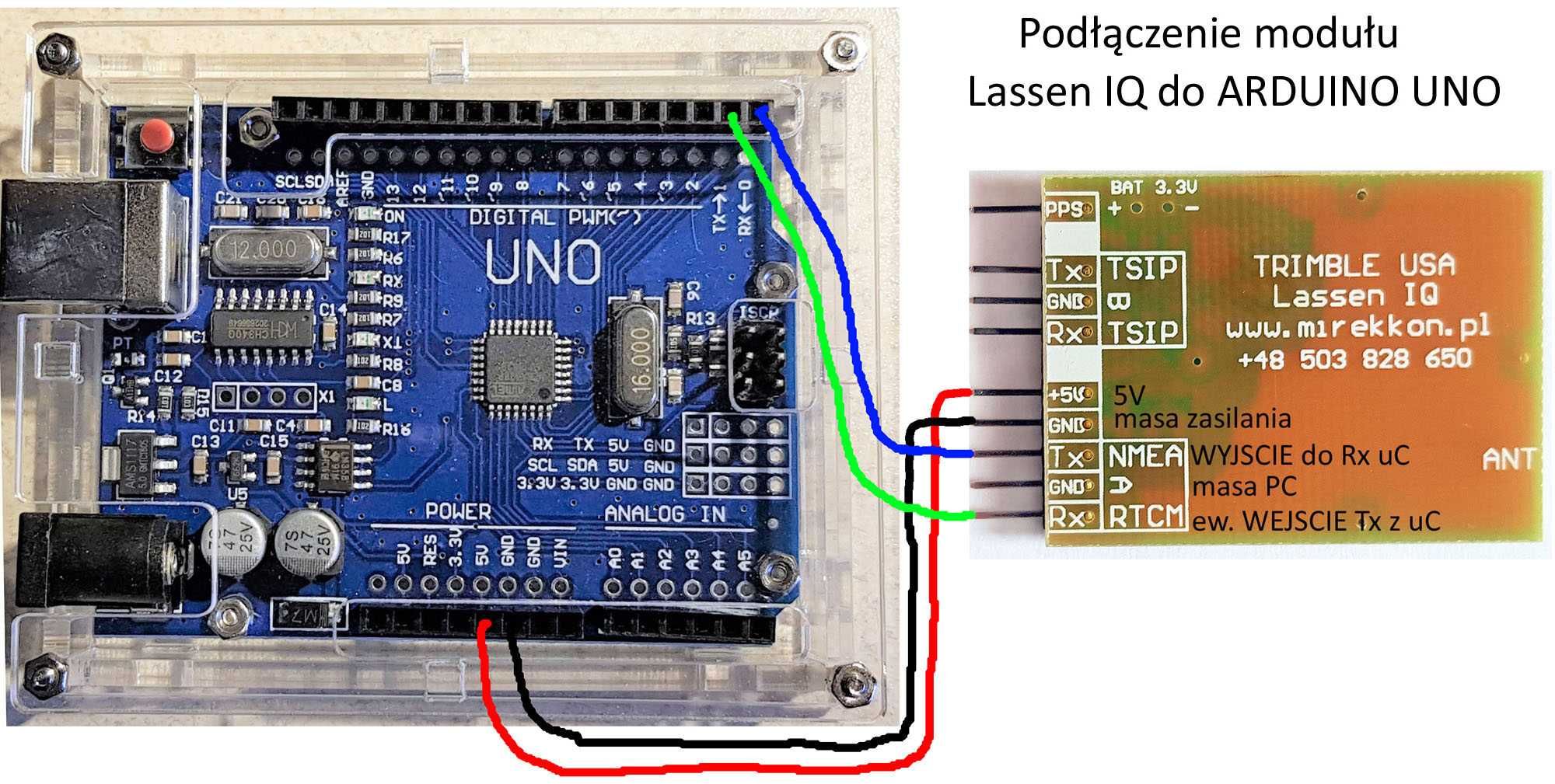 Lassen iQ GPS - moduł GPS z mini anteną lub konektorem BNC