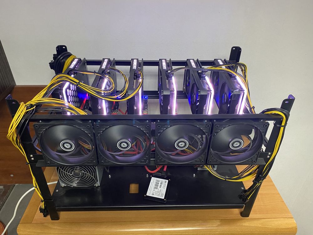 Koparka kryptowalut 6x RTX 3060ti/magazyn energii