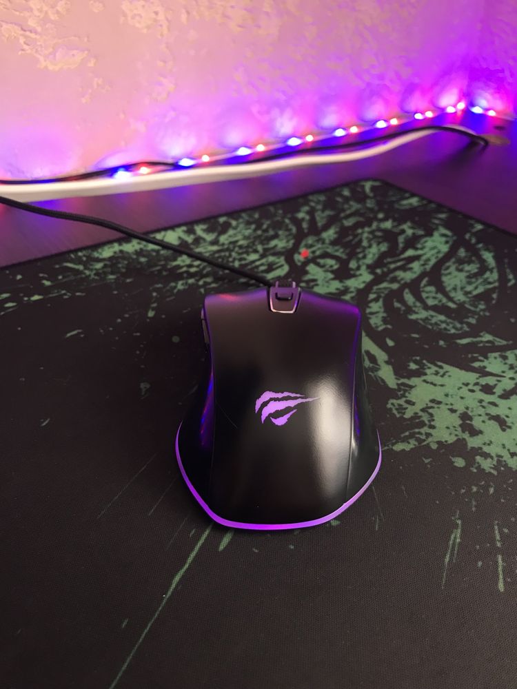 MS837 Gaming Mouse, геймерська мишка з RGB підсвіткою