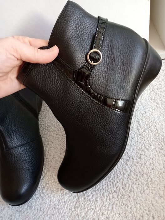 Buty damskie skórzane ocieplane Vitaform