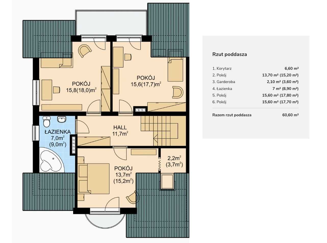 Bezposrednio bliźniak 141 m2 / Książenice Al. Spacerowa 42B