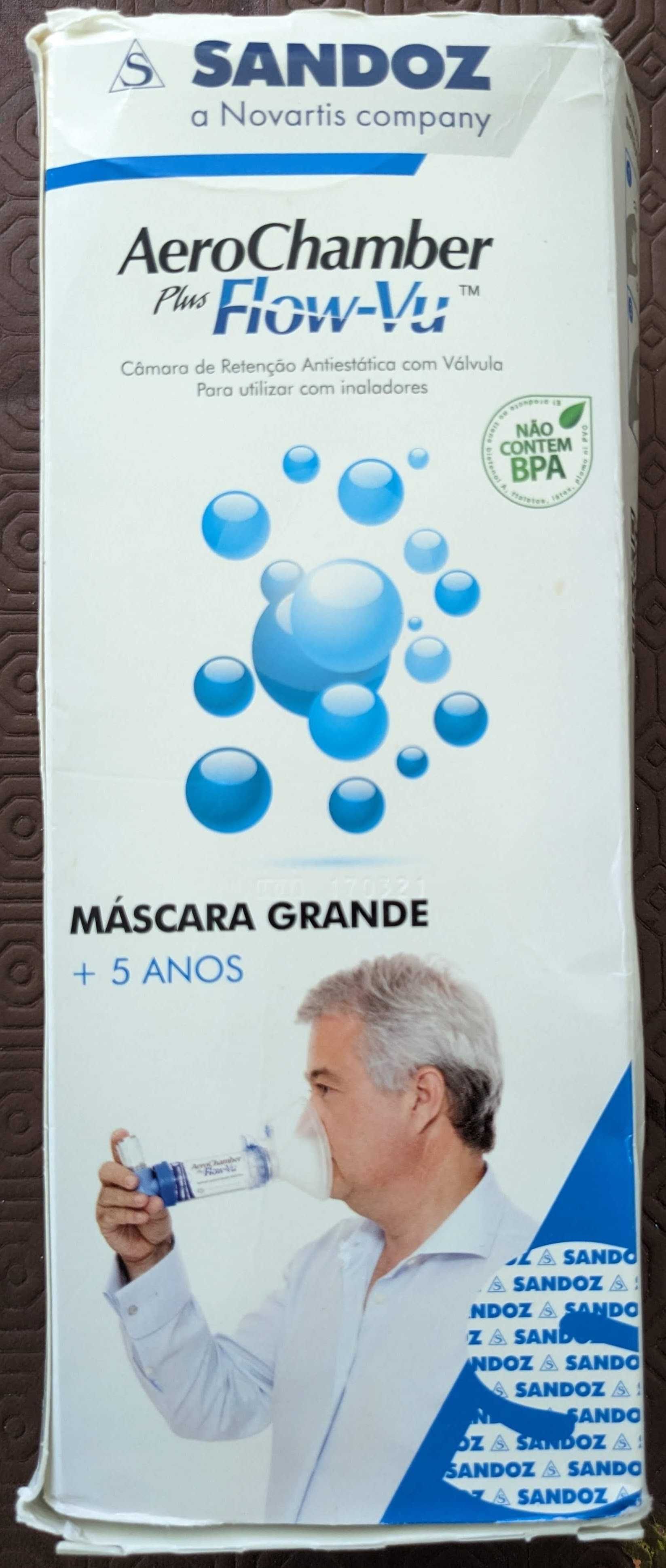 AeroChamber Plus Flow-Vu Máscara Grande + 5 Anos