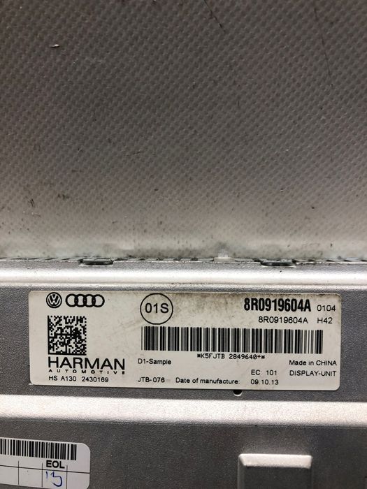 Wyświetlacz Nawigacji A4 B8 A5 Q5 Lift 8R0919604A