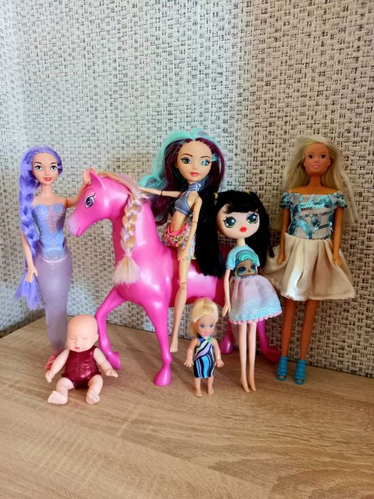 Монстр хай лол русалка барбі пупси лот кукол