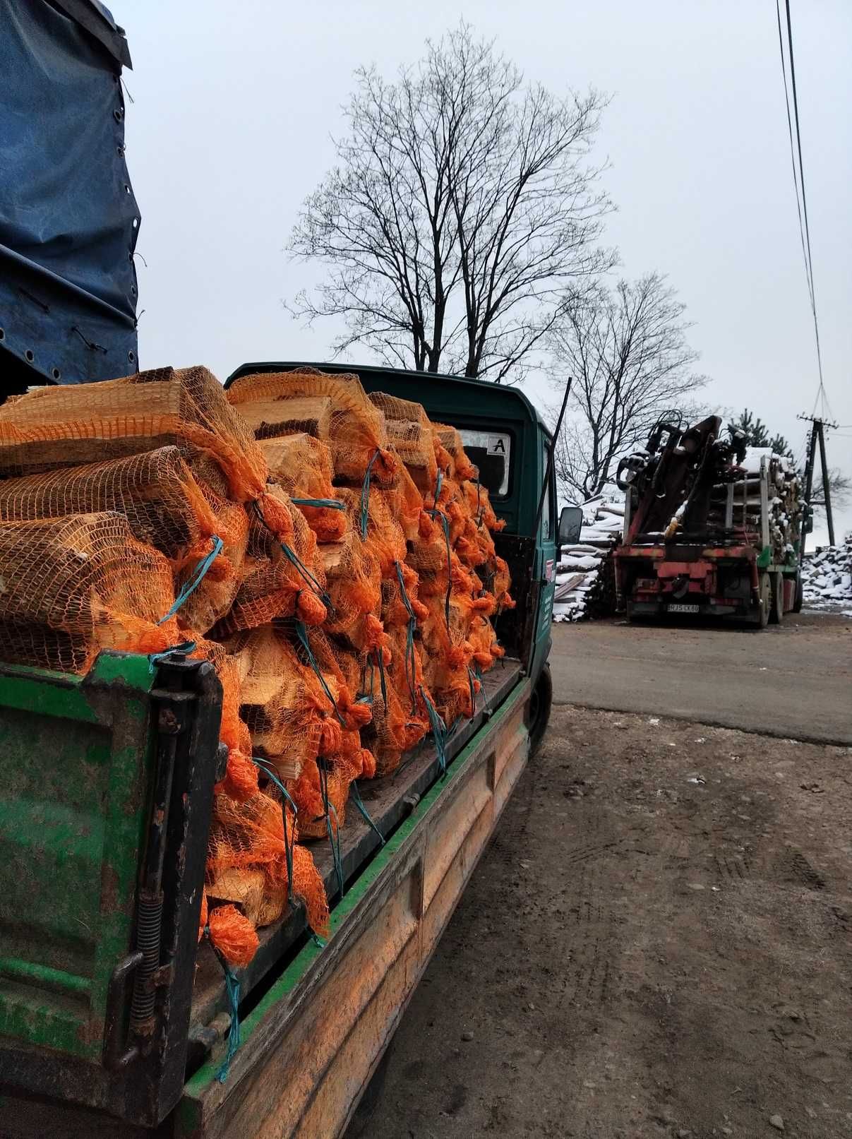 Drewno workowane, w workach na opał - Jasło, Krosno, Nowy Żmigród