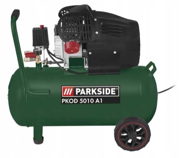 Kompresor 50L 10 Bar olejowy dwutłokowy PARKSIDE Sprężarka 2200W 230V