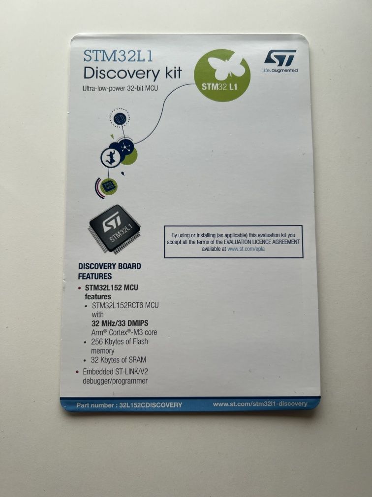 Mikrokontroler STM32 L152 MCU Discovery kit