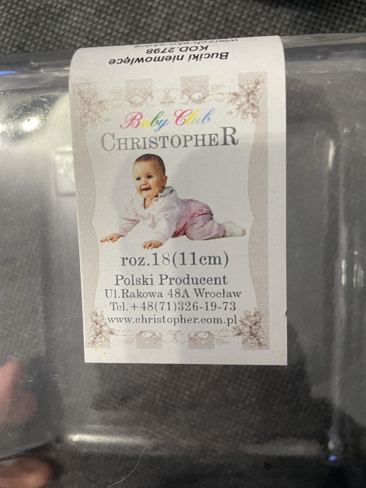 Buciki do chrztu, na ślub, roczek