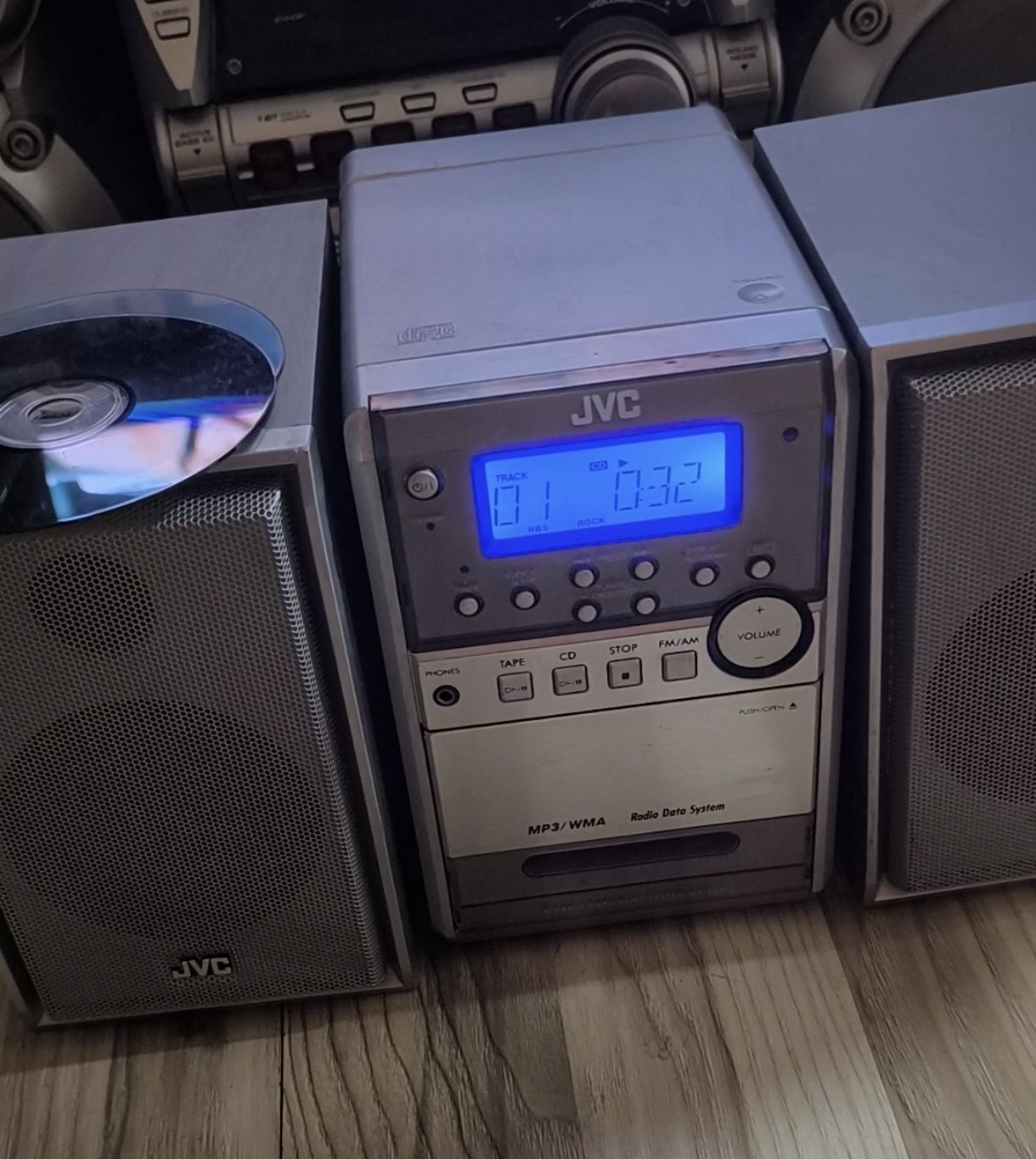 JVC mini wieża Działająca i gotowa do Użytku