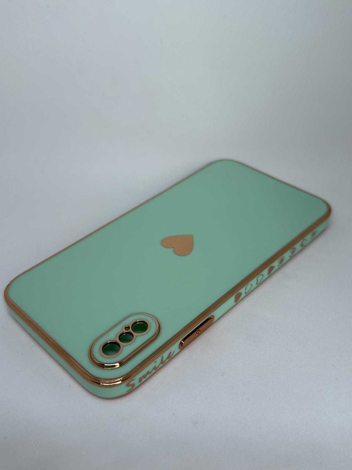 Iphone X/XS Etui Case Silikonowy Obudowa Miętowa kod 1040