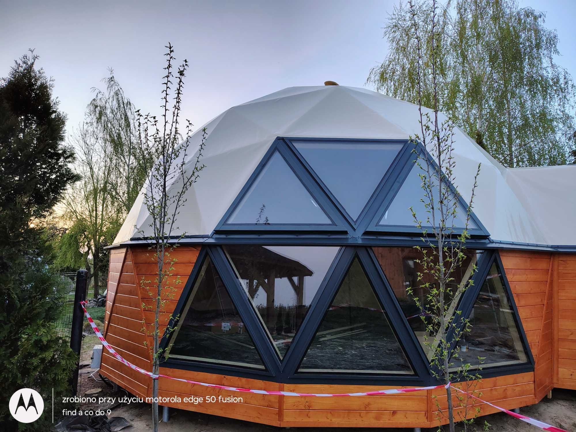 kopuła, glamping, domek letniskowy