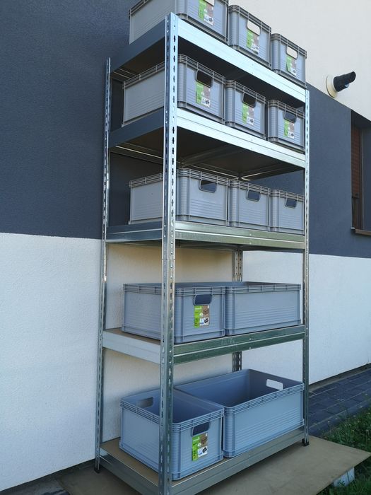 Regał Metalowy do Garażu,  Piwnicy, Warsztatu 192x100x50 cm 5P/300kg