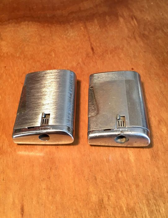 RONSON - 2 isqueiros com fuga de gás (ver texto)