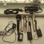3шт Беспроводные микрофоны Sony, Vitek,West