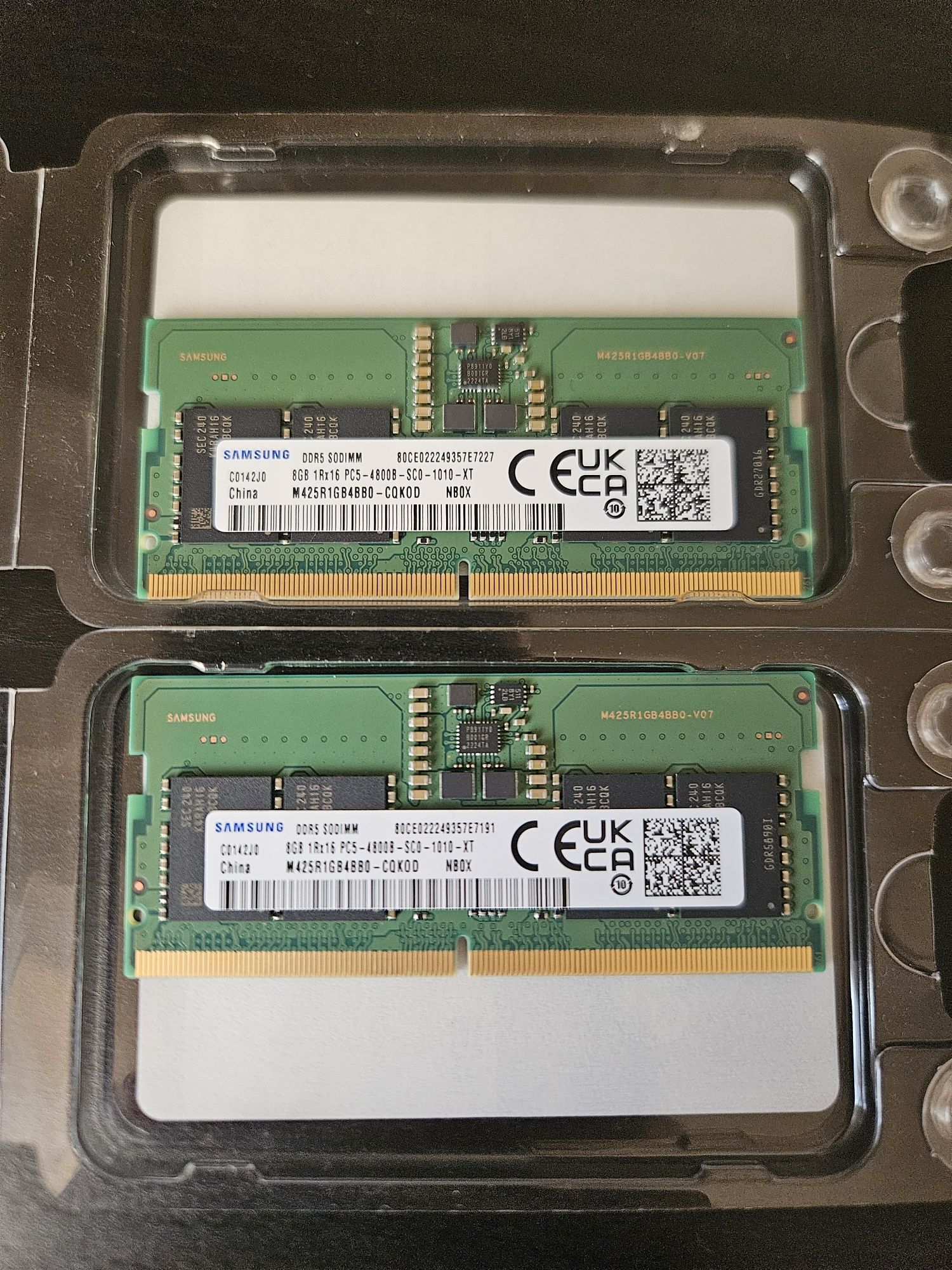 RAM Samsung DDR5 16GB (2×8GB) 4800MHz