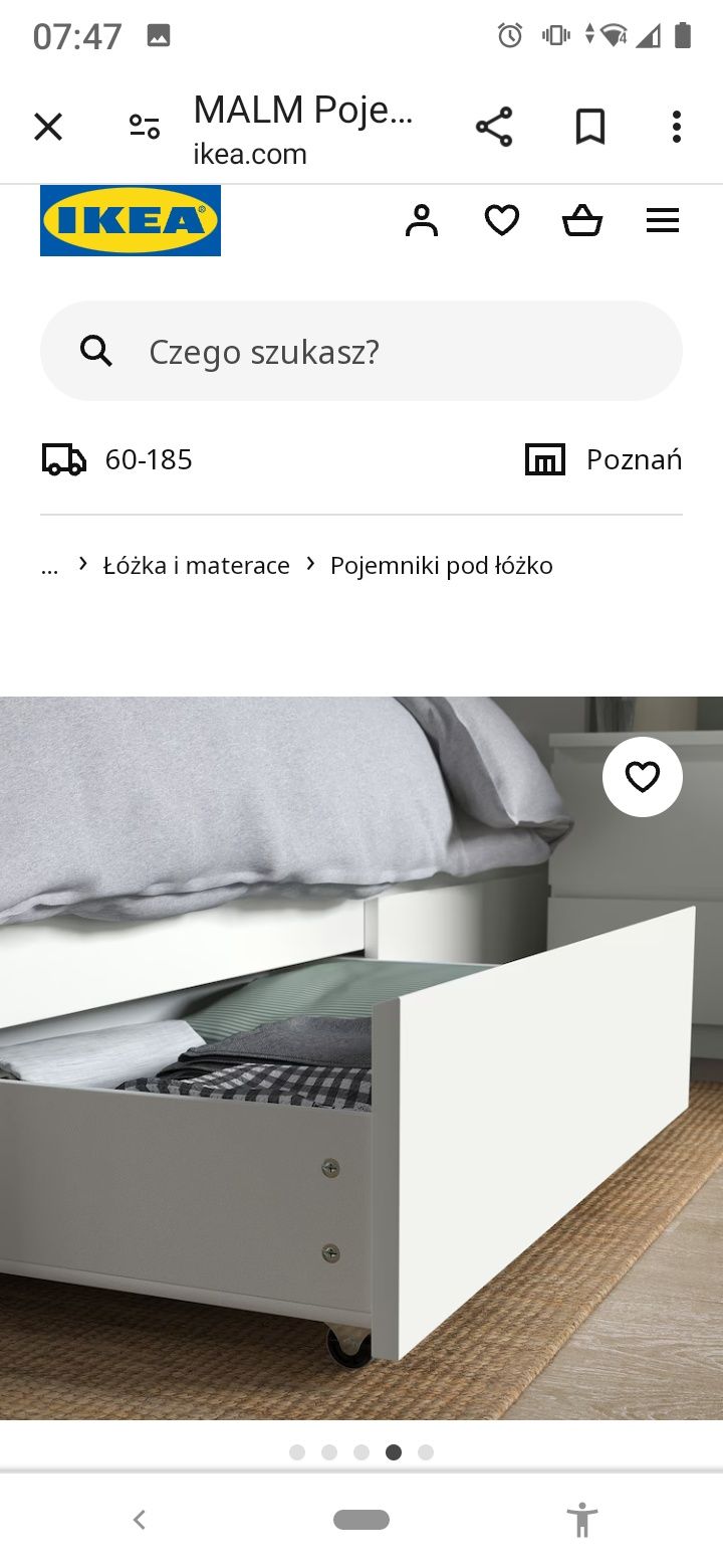 Szuflada pod łóżko-IKEA 2 sztuki