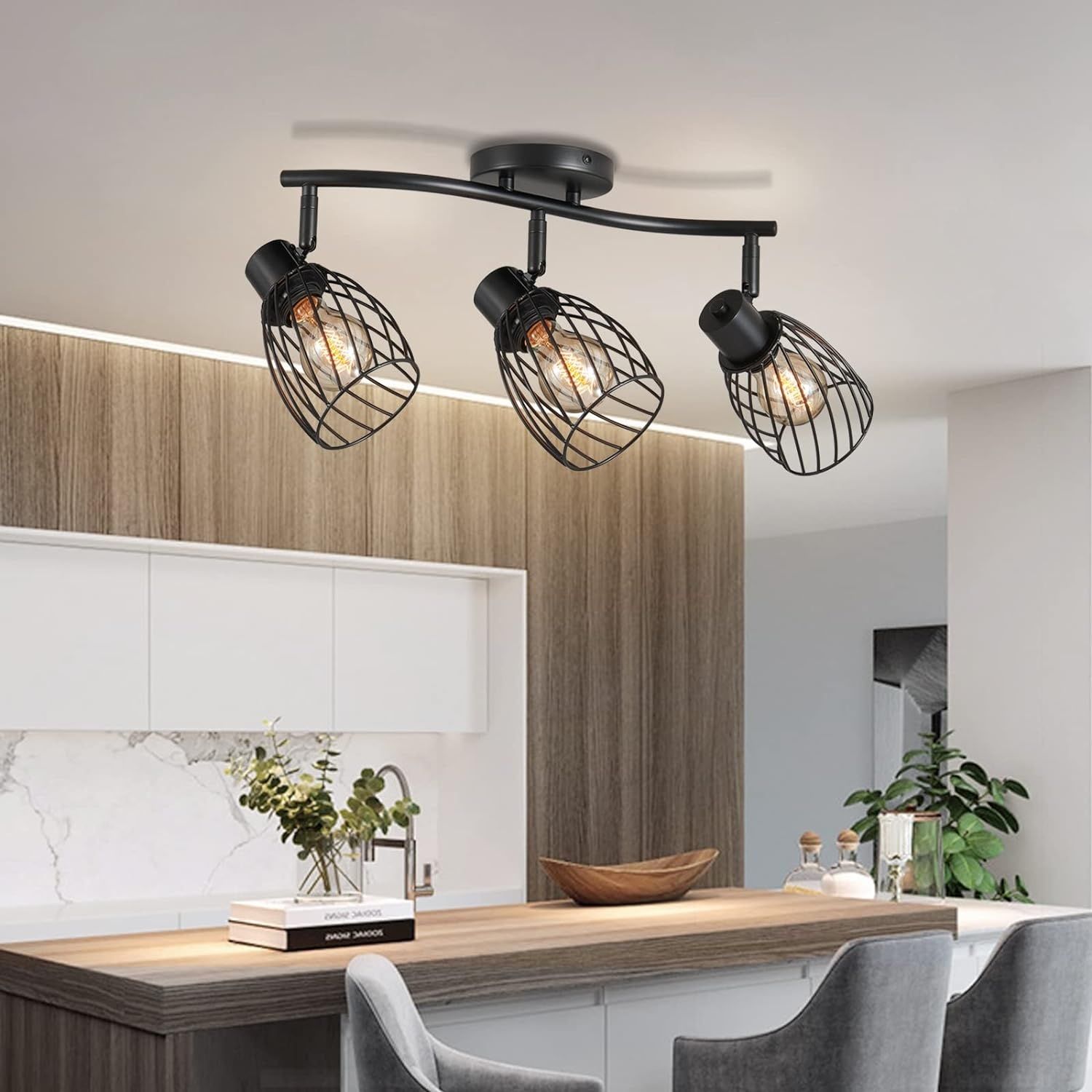 Lampa sufitowa Hommdiy 3 Flammig Deck, E27, 40W Max