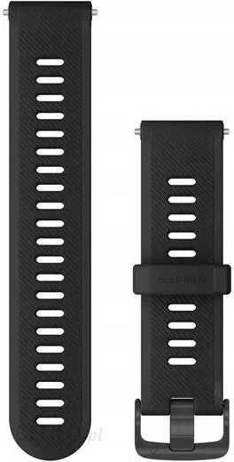 Pasek Garmin Forerunner 965 955/945/935 Fenix 7 Czarny/Jasnoszary 22mm