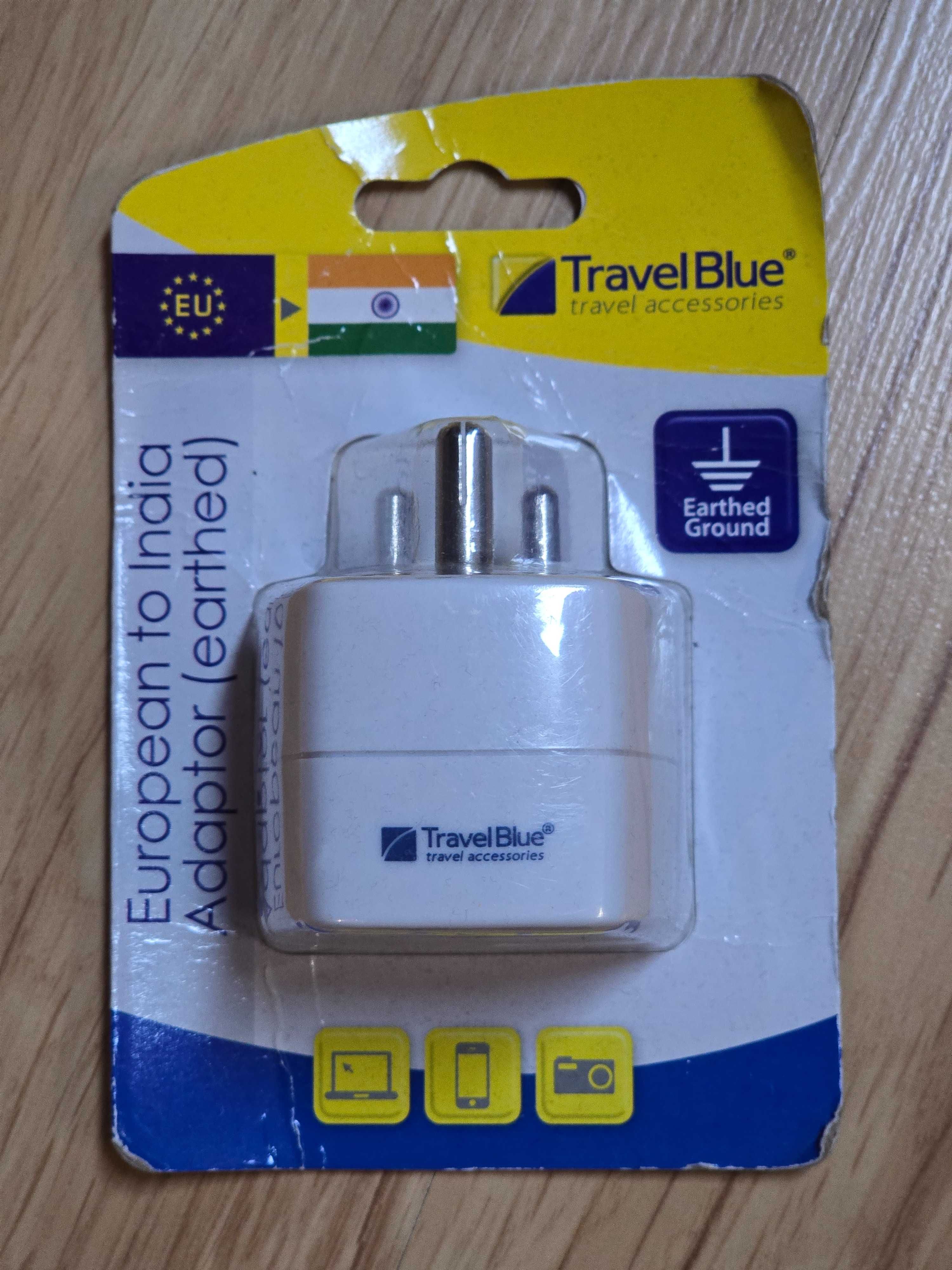 Wtyczka - adapter do gniazdka typ D INDIE NOWA - oryginalne opakowanie
