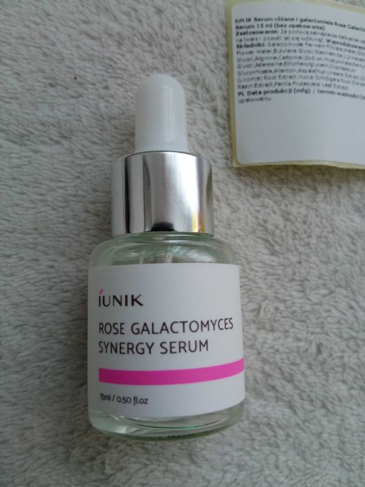 Serum koreańskiej marki iunik rose galactomyces synergy serum