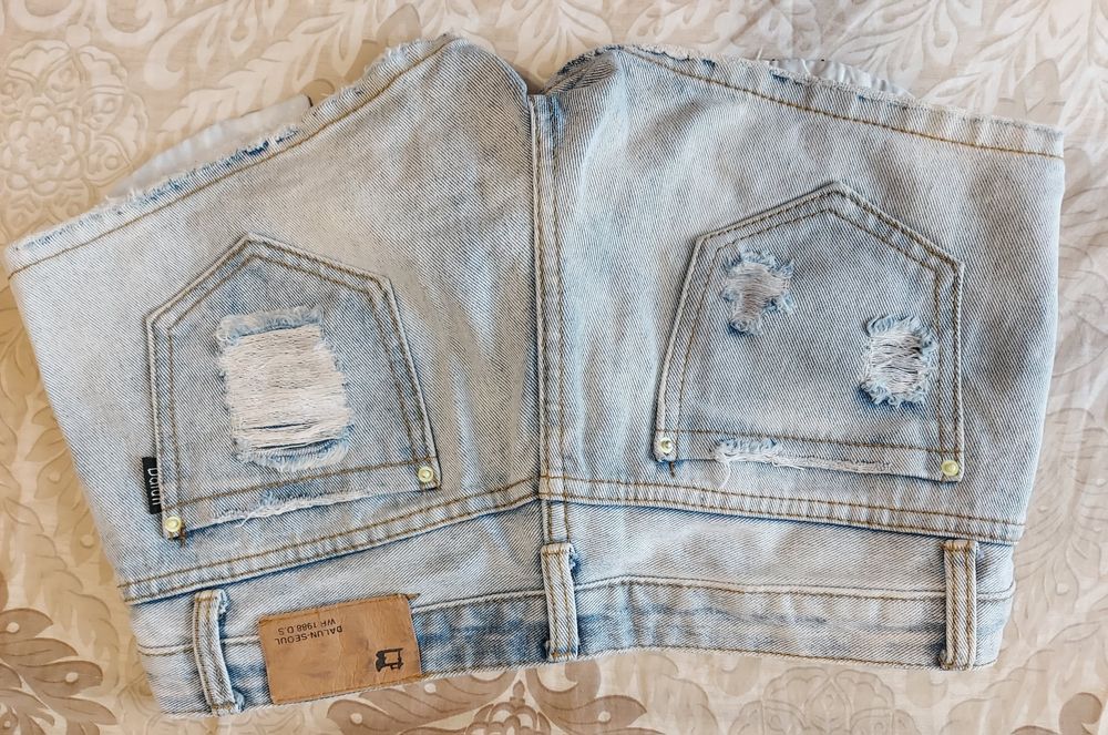 Шорти джонсові блакитні