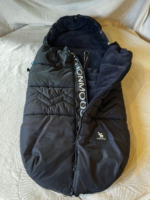 Zimowy spiworek do wozka CottonMoose czarny