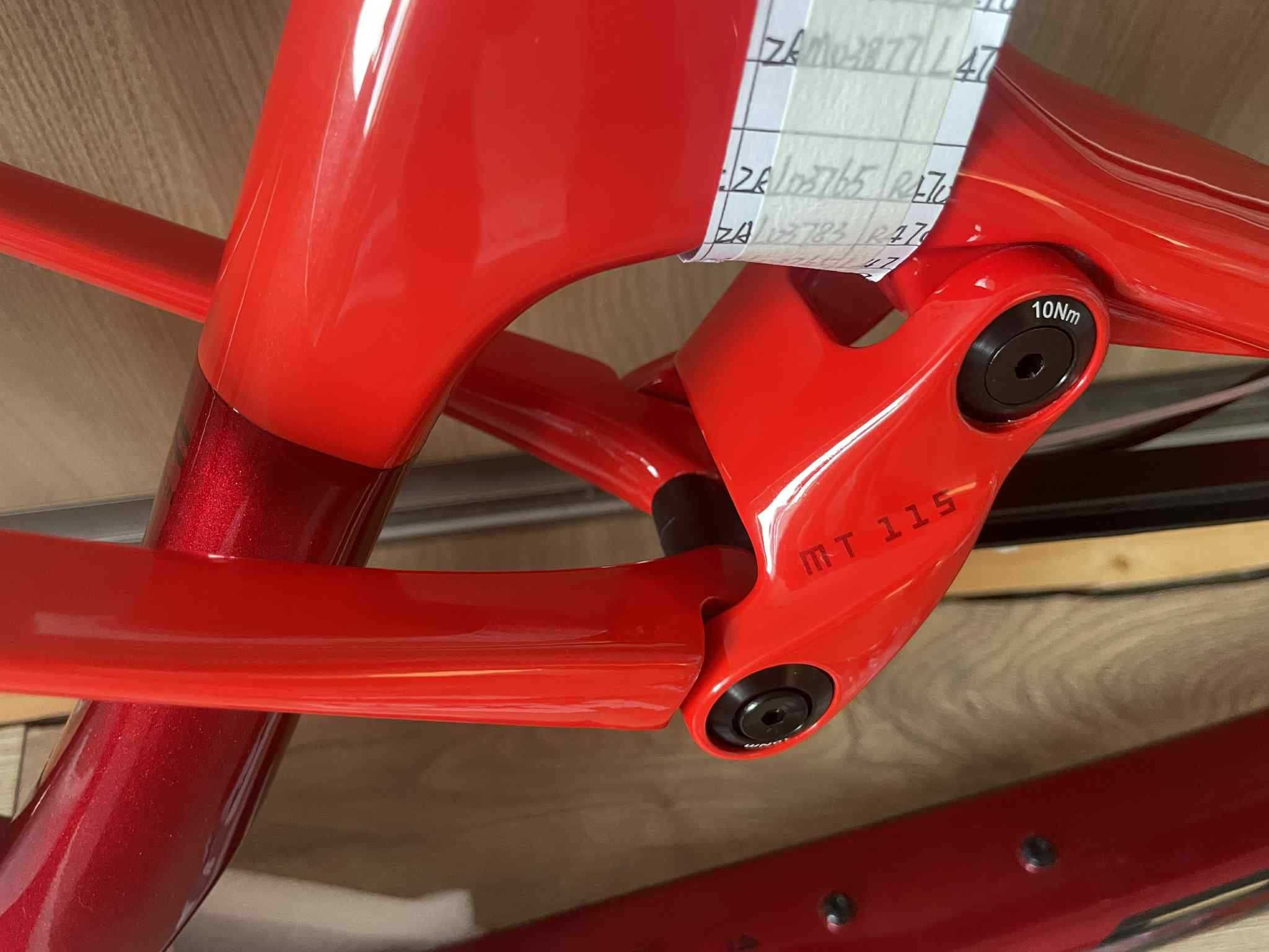 Nowa Rama i amortyzacja KTM Prime LTD chrome red FOX S L Kashima