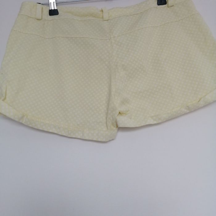 Szorty damskie żółto-białe L/XL