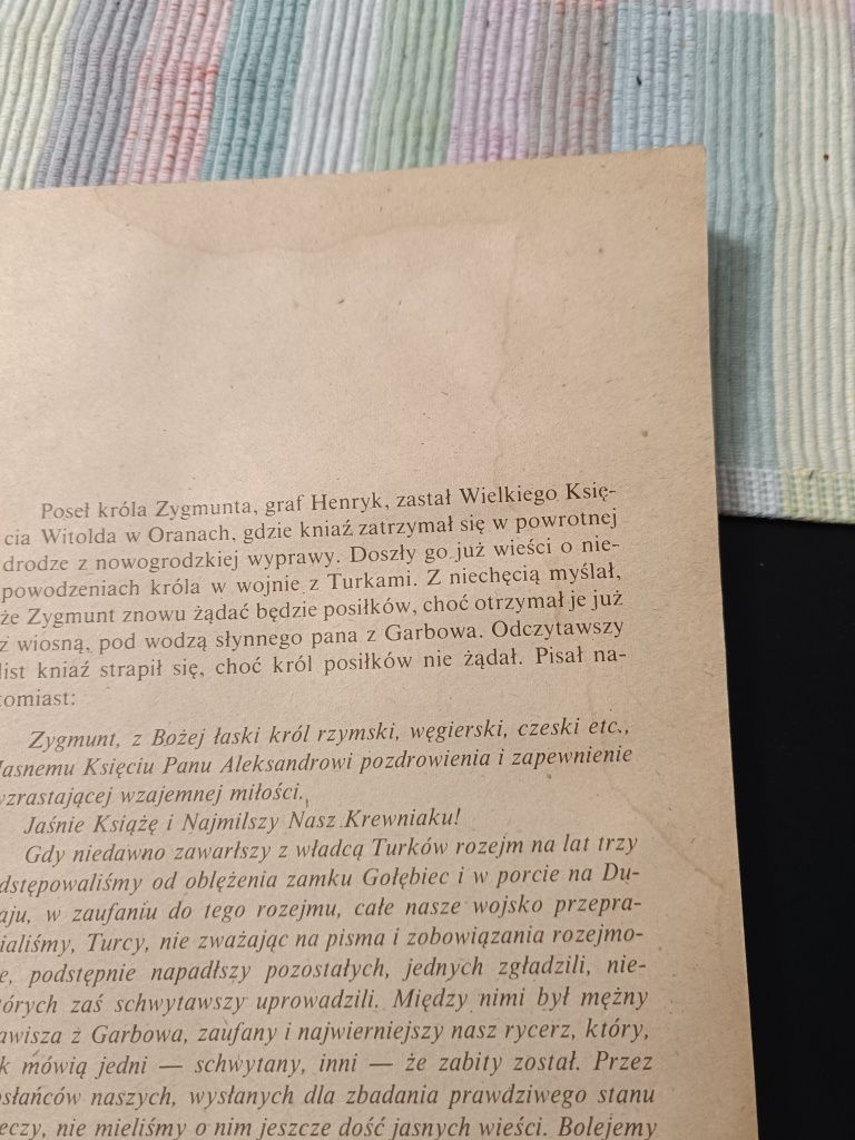 O Zawiszy Czarnym opowieść Karol Bunsch