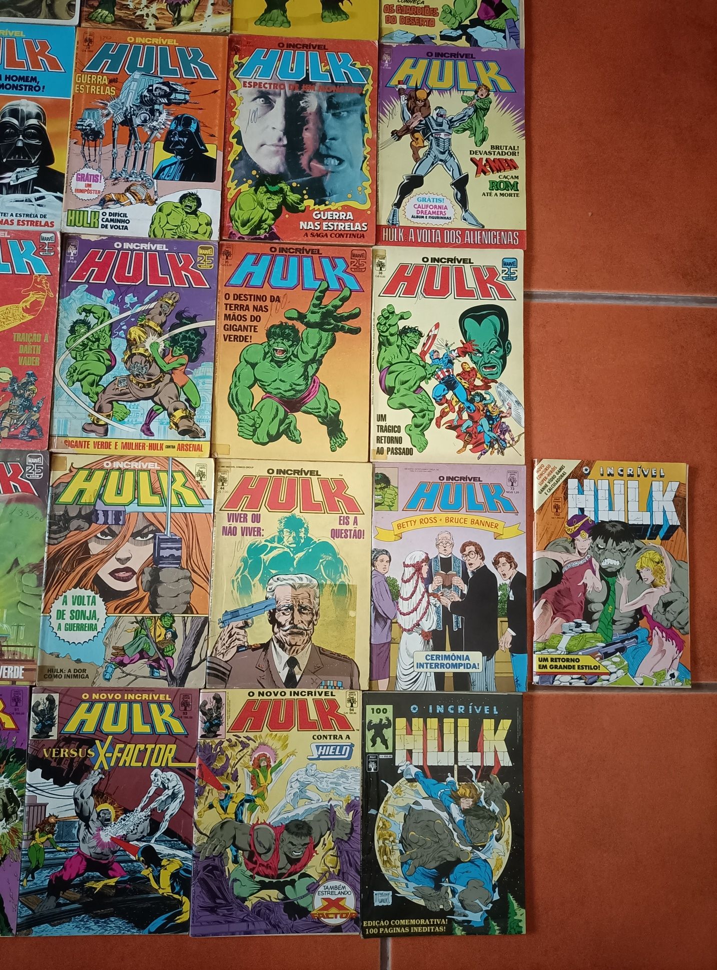 31 Livros de Hulk da Abril