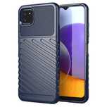 Thunder elastyczne pancerne Etui Samsung Galaxy A22 5G niebieski