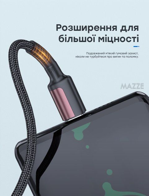 Кабель USB Type-C to Type-C 2м. PD 100W + QC 4.0 провод/ шнур